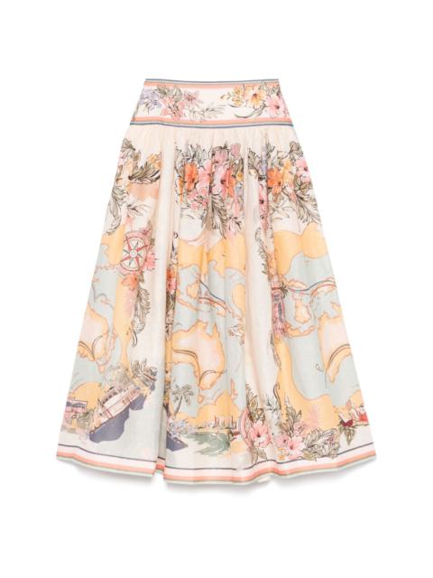 Zimmermann Tallow midi skirt