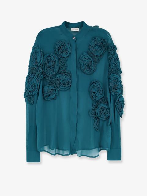 Dries Van Noten Dries Van Noten Chowsa Viscose Shirt Green