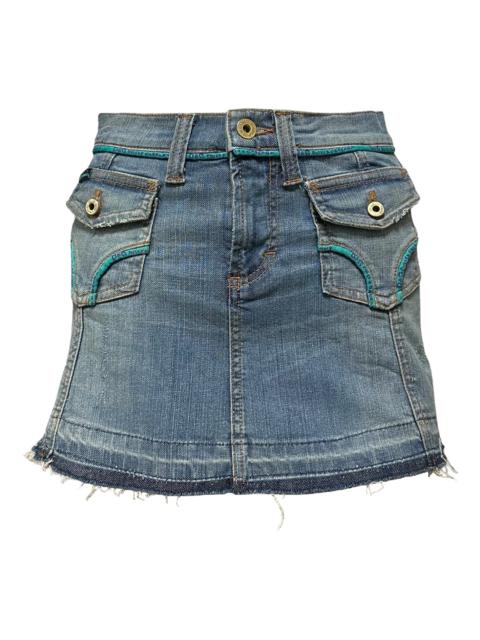 Other Designers D&G - D&G Distressed Denim Mini Skirt