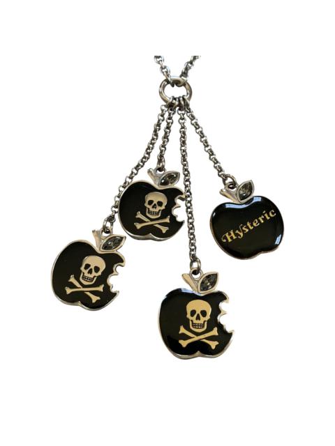 Hysteric Glamour Hysteric Glamour Skull Apple Charm Necklace