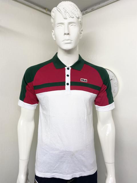 Other Designers Vintage - VTG 90s FILA GUCCI COLORWAY POLO TEE