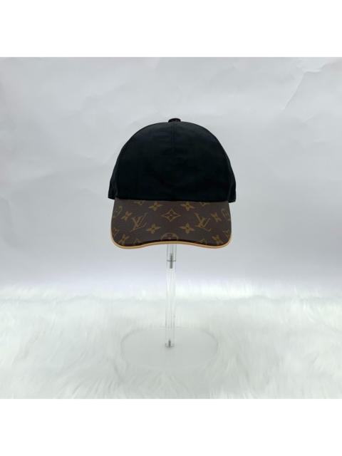 Louis Vuitton Louis Vuitton Black Logo Monogram Color-Block Baseball Cap