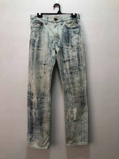 Other Designers Designer - RUPERT EDGE Denim Pants Acid Wash Distressed Japan
