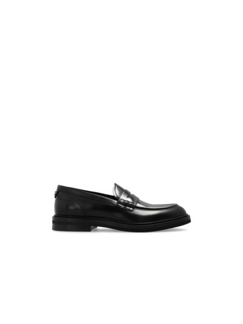 Dolce & Gabbana DOLCE&GABBANA Black Leather Loafers New & Authentic (Women's