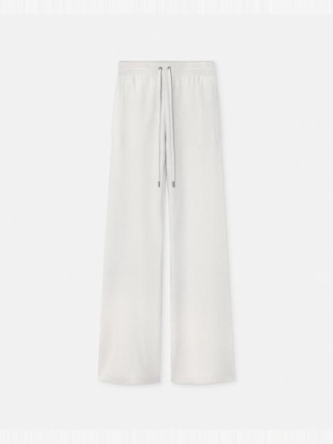 VERSACE Wool-Blend Flared Towel Pants