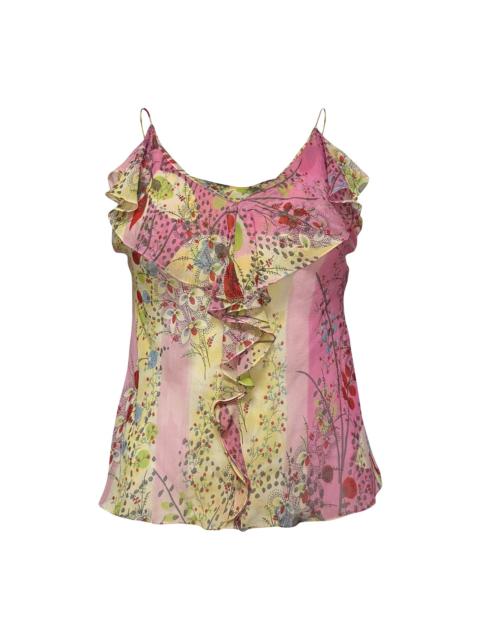 Dior CHRISTIAN DIOR Spring Summer 2003 Floral Print Camisole