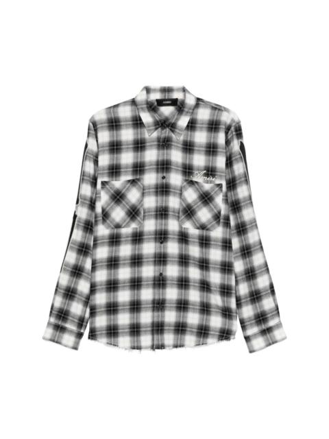 AMIRI BONS PLAID SHIRT