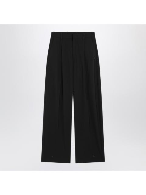 Other Designers Moncler X Edward Enninful Black Wool-Blend Trousers Women