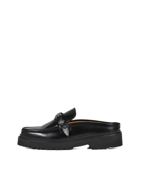 【TOGA VIRILIS】 AJ1389 - BLACK POLIDO Black Polido Loafers by Toga Virilis on Sale