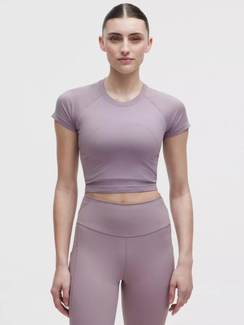 lululemon Swiftly Tech Cropped Short-Sleeve Shirt 2.0