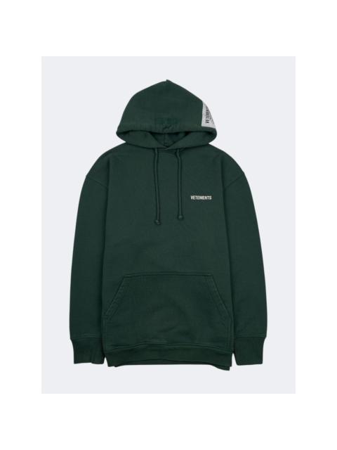 VETEMENTS Ssense Exclusive Logo Label Hoodie