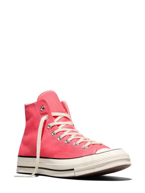 Converse Converse Chuck 70 Canvas High Top Sneaker in Cherry Balm/Egret/Black at Nordstrom