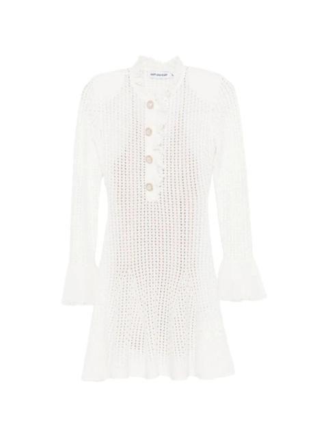 self-portrait Self-Portrait Women Pointelle Knit Mini Dress