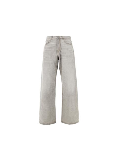 Palm Angels CURVED LOGO LOOSE FIT JEANS