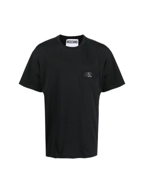Moschino embroidered-logo organic cotton T-shirt