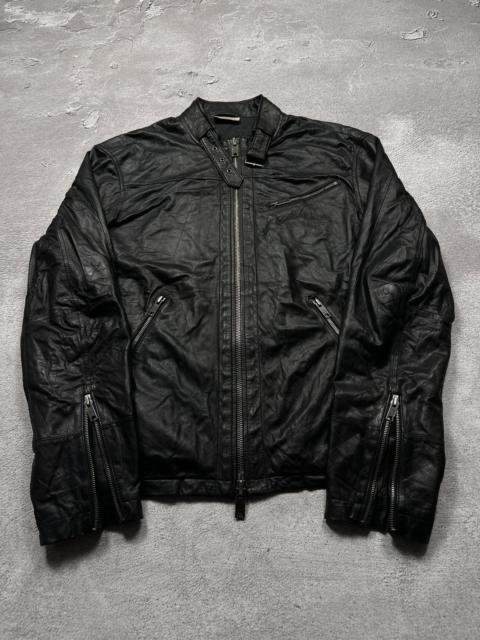 Other Designers Y2K LGB Addiction Style DKNY Lamb Skin Leather Jacket Biker