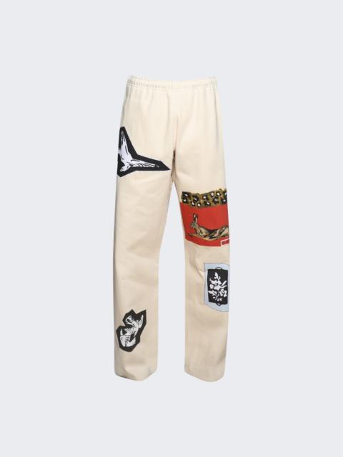 Marni X Slawn And Soldier Organic Bull Denim Trousers Bone