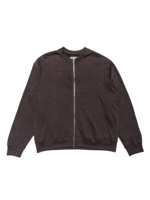 LADY WHITE CO. Quilted Zip Up Tire Black