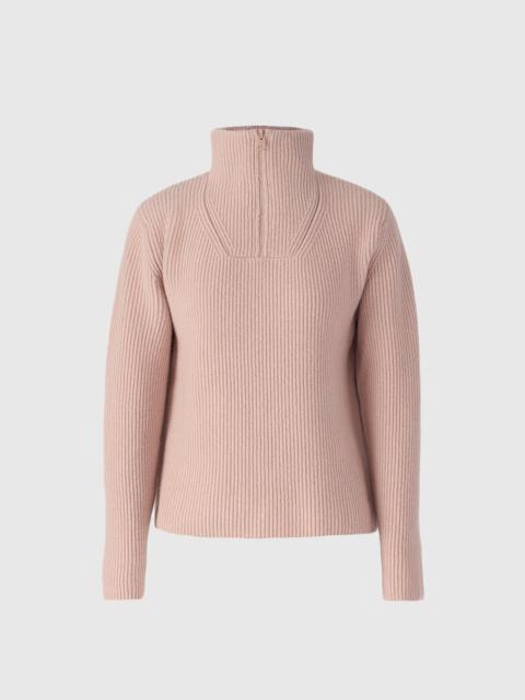 MACKAGE GLADYS Sweater Knit Half-Zip Pullover