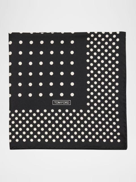 TOM FORD Men's Silk Pocket Square