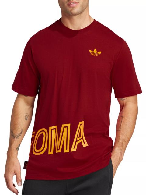 adidas adidas Adult AS Roma 2024 GFX Red T-Shirt