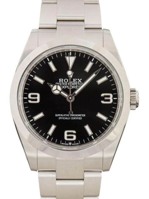 ROLEX Pre-owned Rolex Explorer 40 Steel 224270 Black Dial