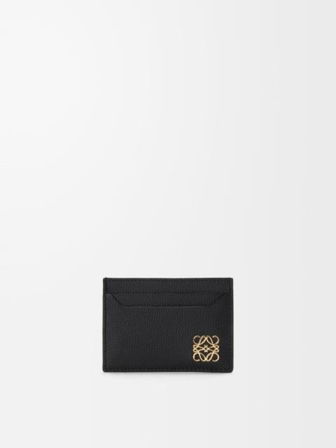 Loewe Anagram plain cardholder in pebble grained calfskin