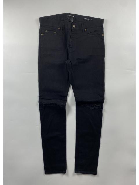 SAINT LAURENT Saint Laurent Distressed Slim Jean