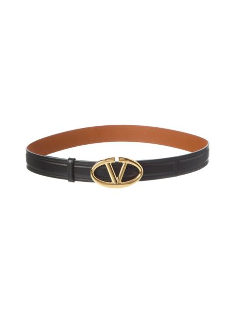 Valentino Valentino VLogo Moon 30mm Leather Belt