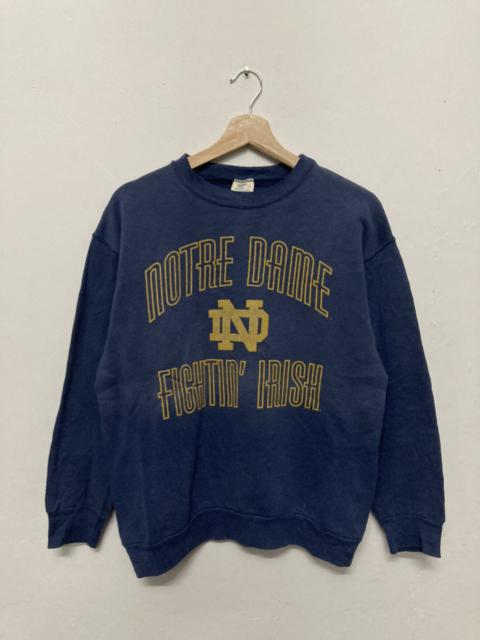 Vintage - Vtg 80s Starter Notre Dame Distressed Crewneck Sweatshirt