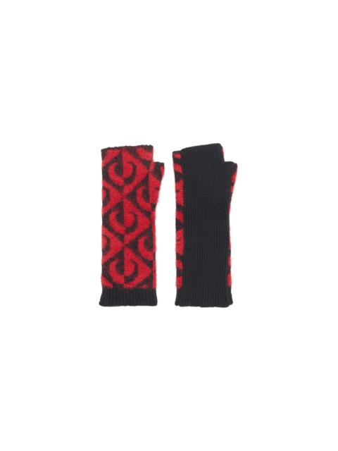 Marine Serre MOON LOZENGE KNIT FINGERLESS GLOVES