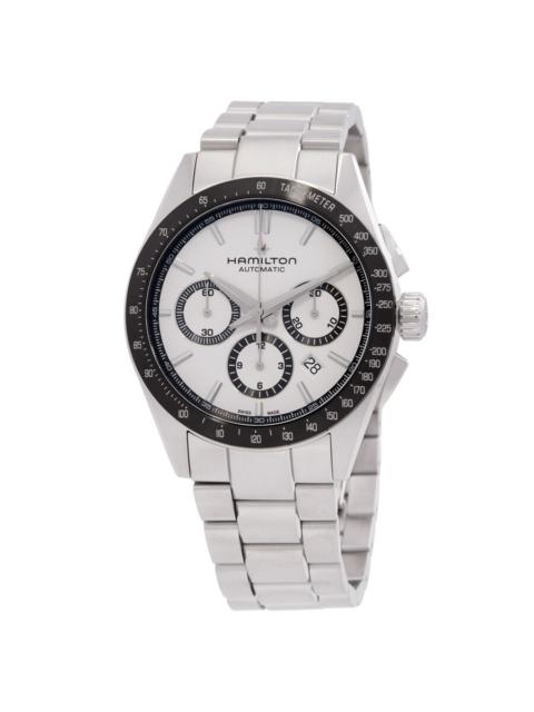 Other Designers Hamilton - Hamilton Jazzmaster Chronograph Automatic White Dial Men's Watch H36606110