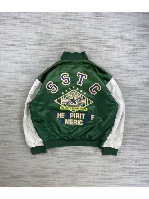 Other Designers Japanese Brand × Vintage - Vintage SSTC Real Athletic Fullzip Bombers Jacket