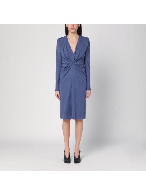 Etro ETRO Jacquard-effect dress in cornflower blue