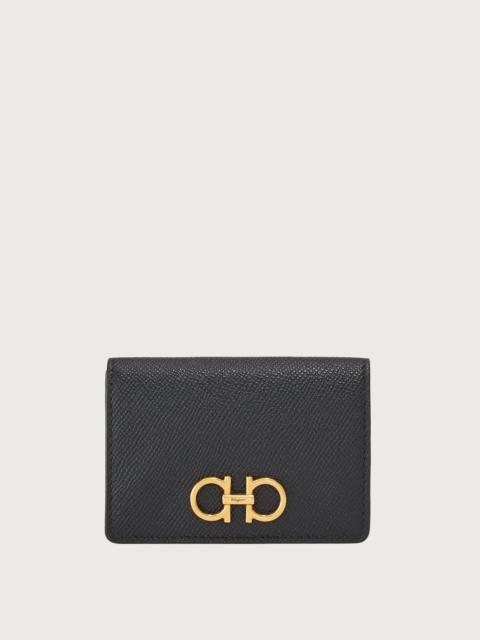 FERRAGAMO Gancini credit card holder