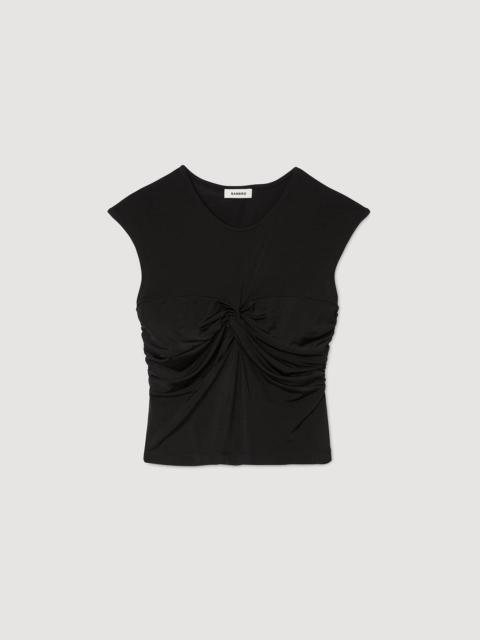 Sandro DRAPED T-SHIRT