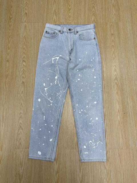 Other Designers Vintage - Vintage Levis 610 USA Painted 90s Denim (J503)