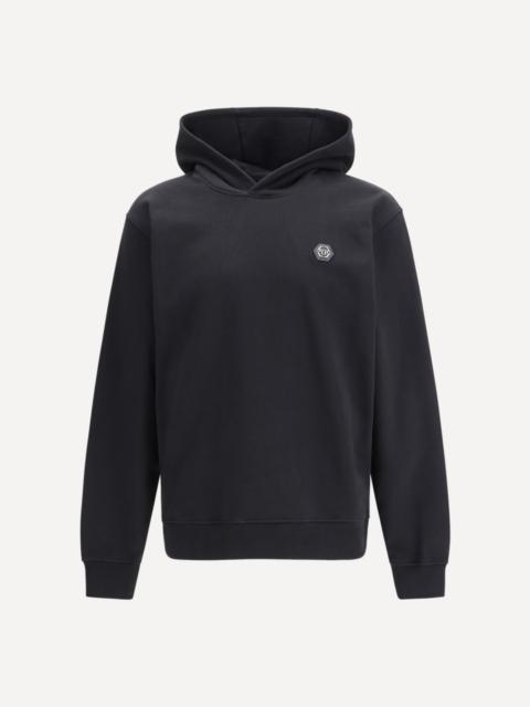 PHILIPP PLEIN Hoodie in cotton with logo detail