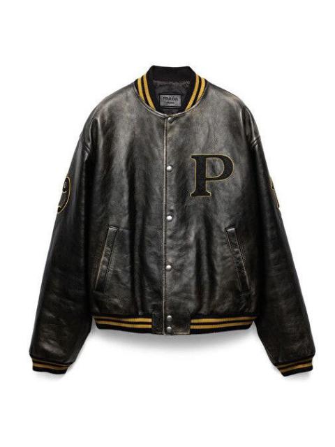 Prada Prada Oversized Leather Jacket