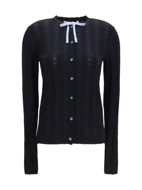 Marni Marni Wool and Silk Cardigan Black Women