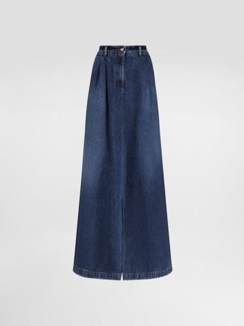 Dolce & Gabbana Long denim skirt