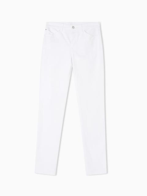 EMPORIO ARMANI J18 High-rise skinny-leg jeans in comfort bull