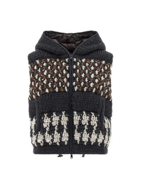 Brunello Cucinelli BRUNELLO CUCINELLI $18700 Multicolor Opera Vest New & Authen