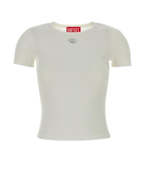 Diesel White stretch cotton T-Elle t-shirt