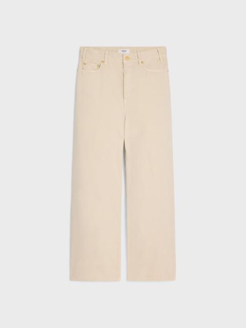 CELINE jolene jeans in almond stone wash denim