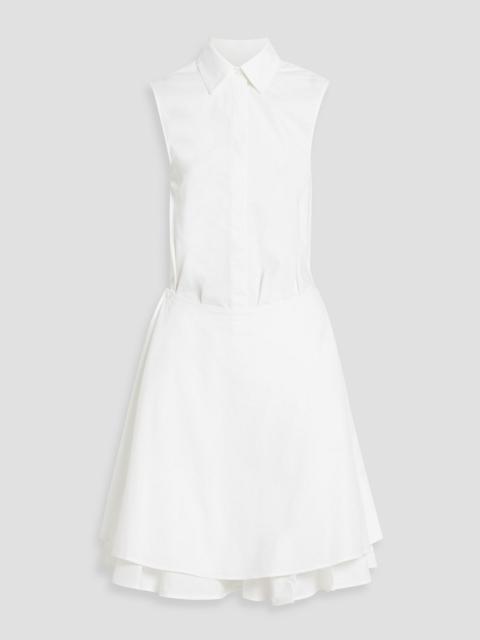 Proenza Schouler Cindy layered cotton-poplin shirt dress