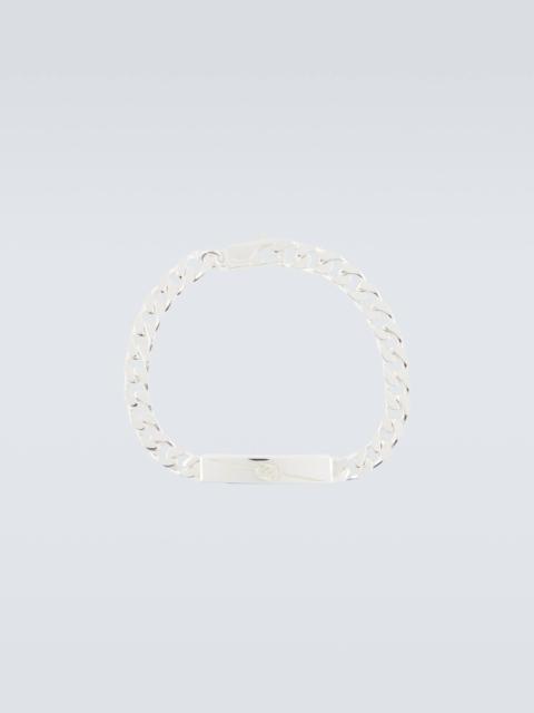 GUCCI Interlocking G sterling silver bracelet