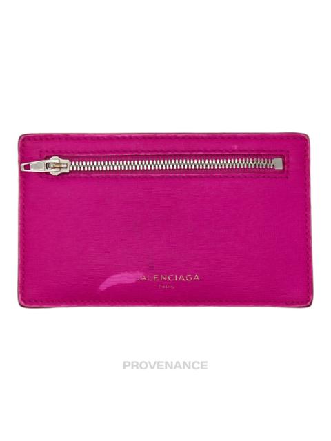BALENCIAGA Balenciaga Zip Card Wallet - Pink