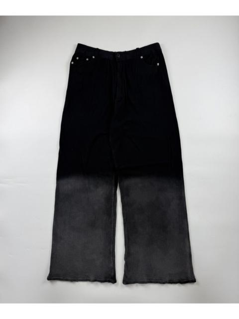 BALENCIAGA Balenciaga Bleached Cotton Rib Knit Pants
