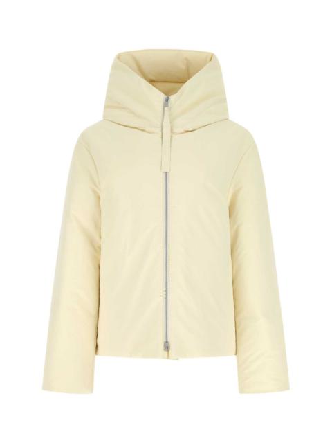 Jil Sander Women Cream Polyester Oversize Down Jacket